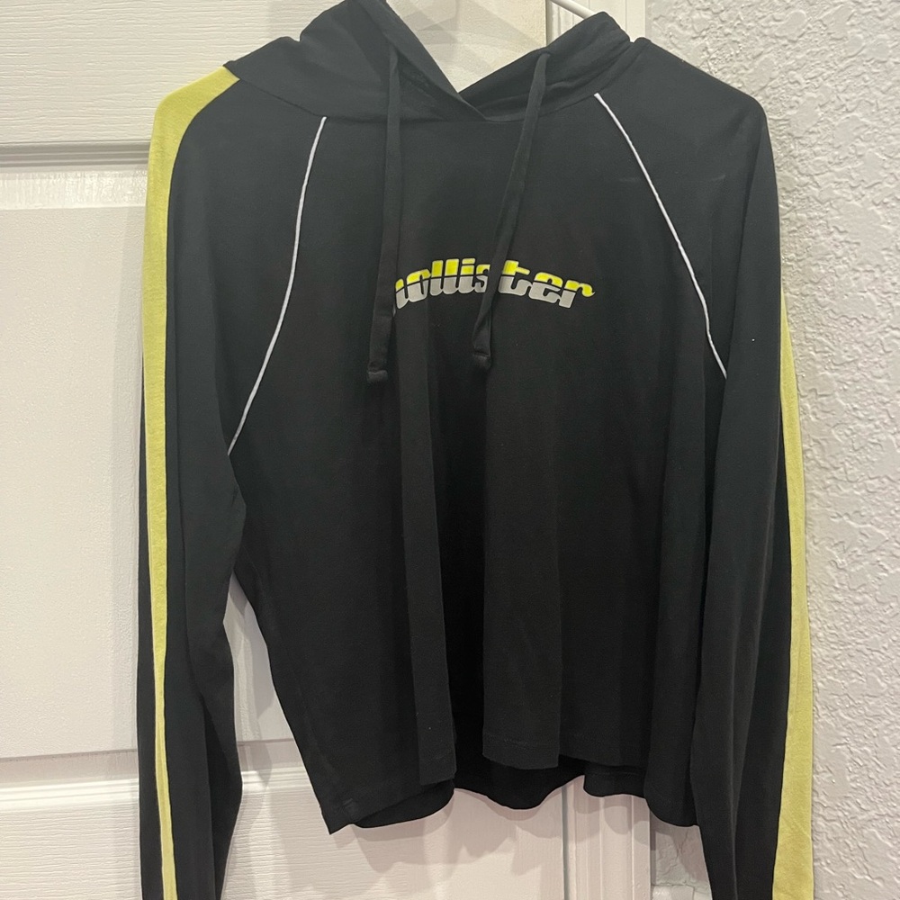 Hollister long sleeve hooded top